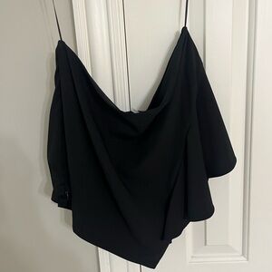 Black Off the Shoulder Top Size M